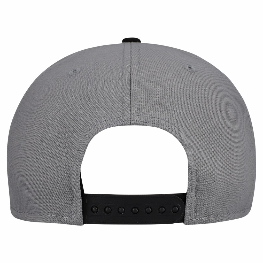 New Era Miami Heat Core Logo Storm Gray Two-Tone 9FIFTY Snapback Hat Gray