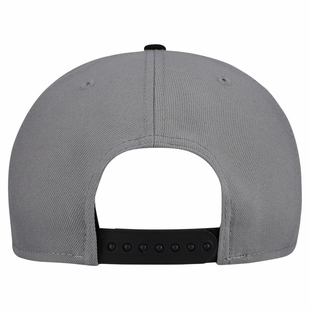 New Era Miami Heat Core Logo Storm Gray Two-Tone 9FIFTY Snapback Hat Gray