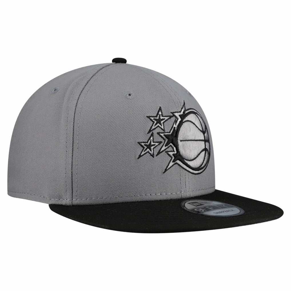 New Era Orlando Magic Core Logo Storm Gray Two-Tone 9FIFTY Snapback Hat Gray
