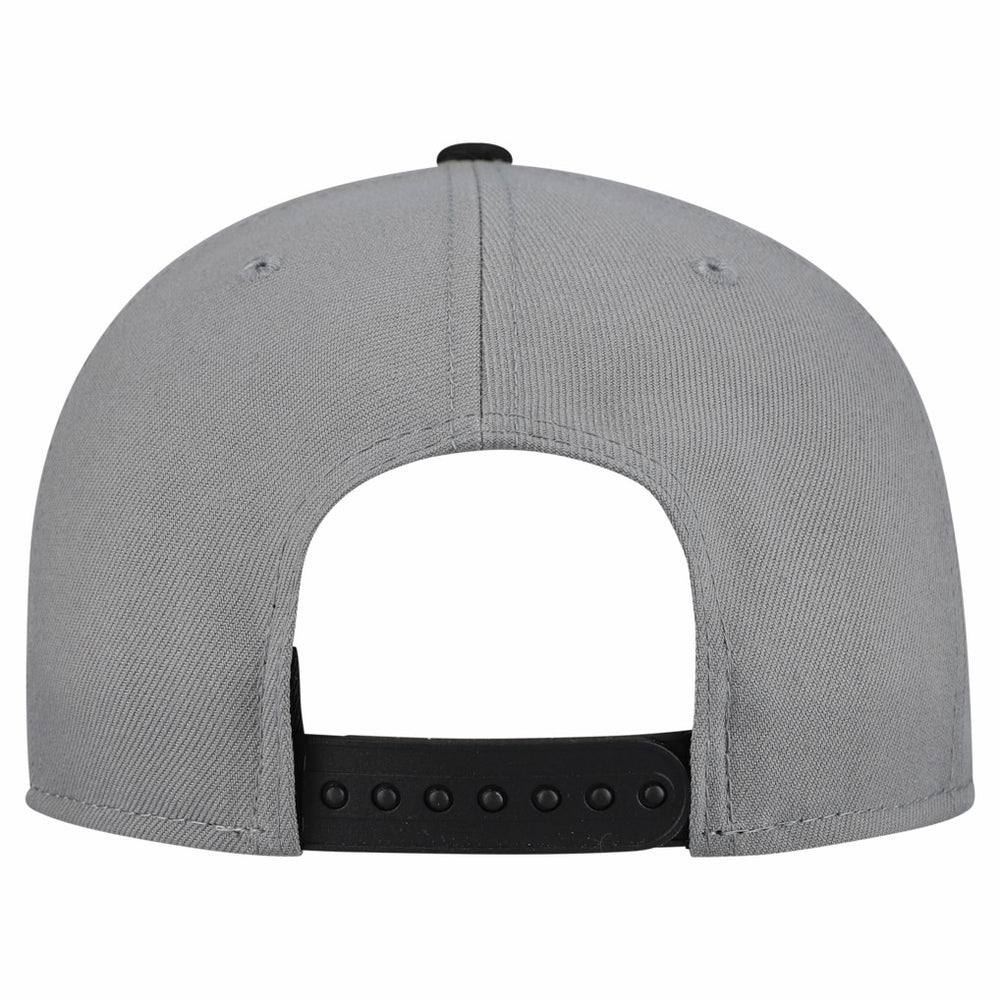 New Era Toronto Raptors Core Logo Storm Gray Two-Tone 9FIFTY Snapback Hat Gray