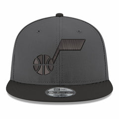 New Era Utah Jazz Logo 2-Tone 9FIFTY Snapback Hat Gray/Black
