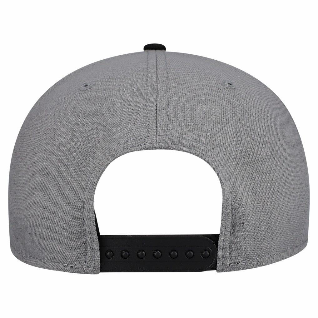 New Era Atlanta Hawks Core Logo Storm Gray Two-Tone 9FIFTY Snapback Hat Gray