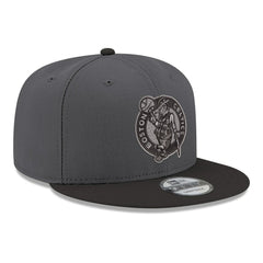 New Era Boston Celtics Logo 2-Tone 9FIFTY Snapback Hat Gray/Black