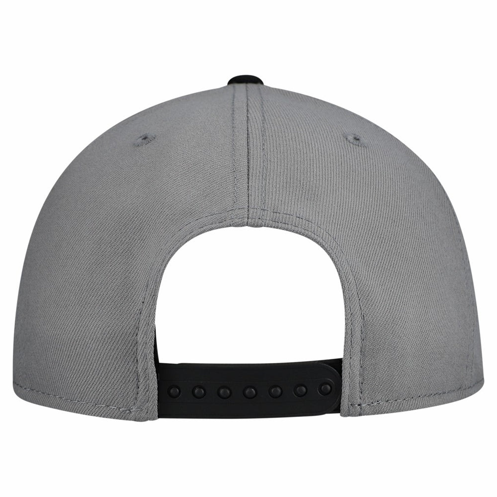 New Era Chicago Bulls Core Logo Storm Gray Two-Tone 9FIFTY Snapback Hat Gray