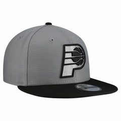New Era Indiana Pacers Core Logo Storm Gray Two-Tone 9FIFTY Snapback Hat Gray