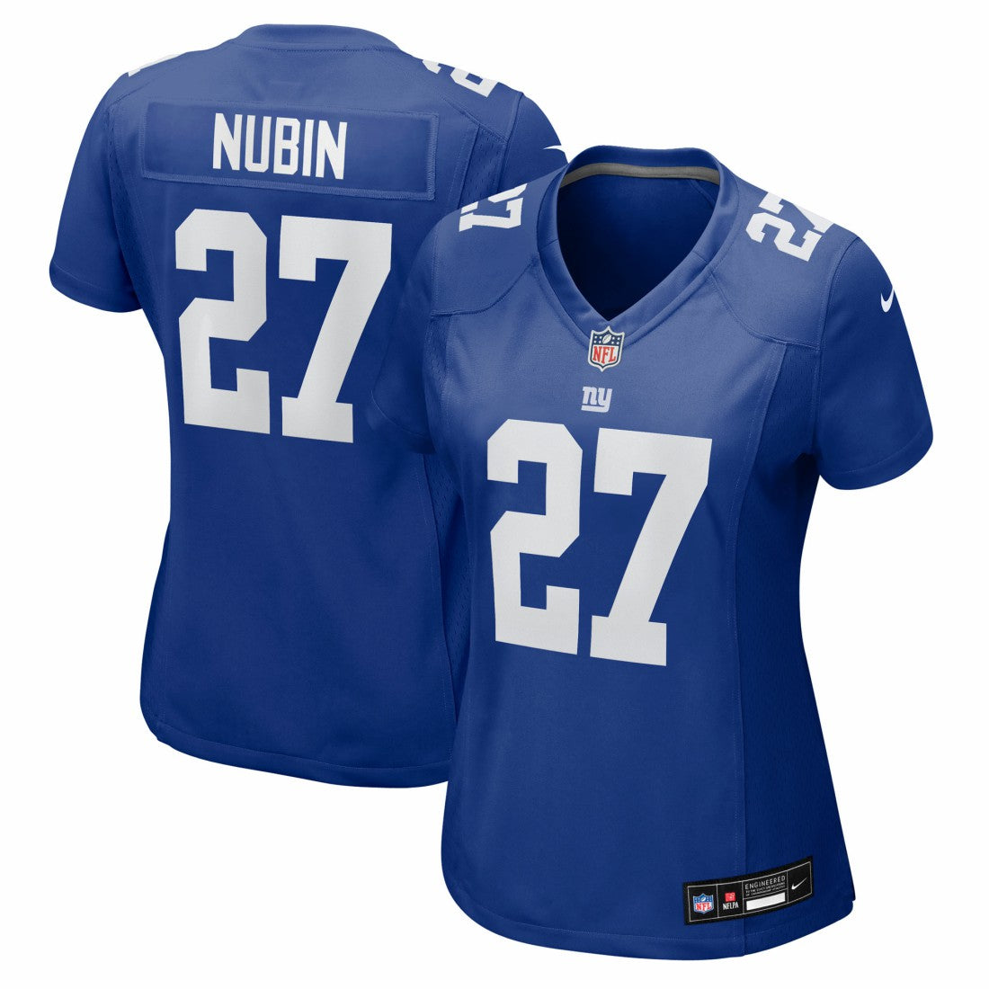 Tyler Nubin New York Giants Women's Team Game Jersey - Royal - Nike