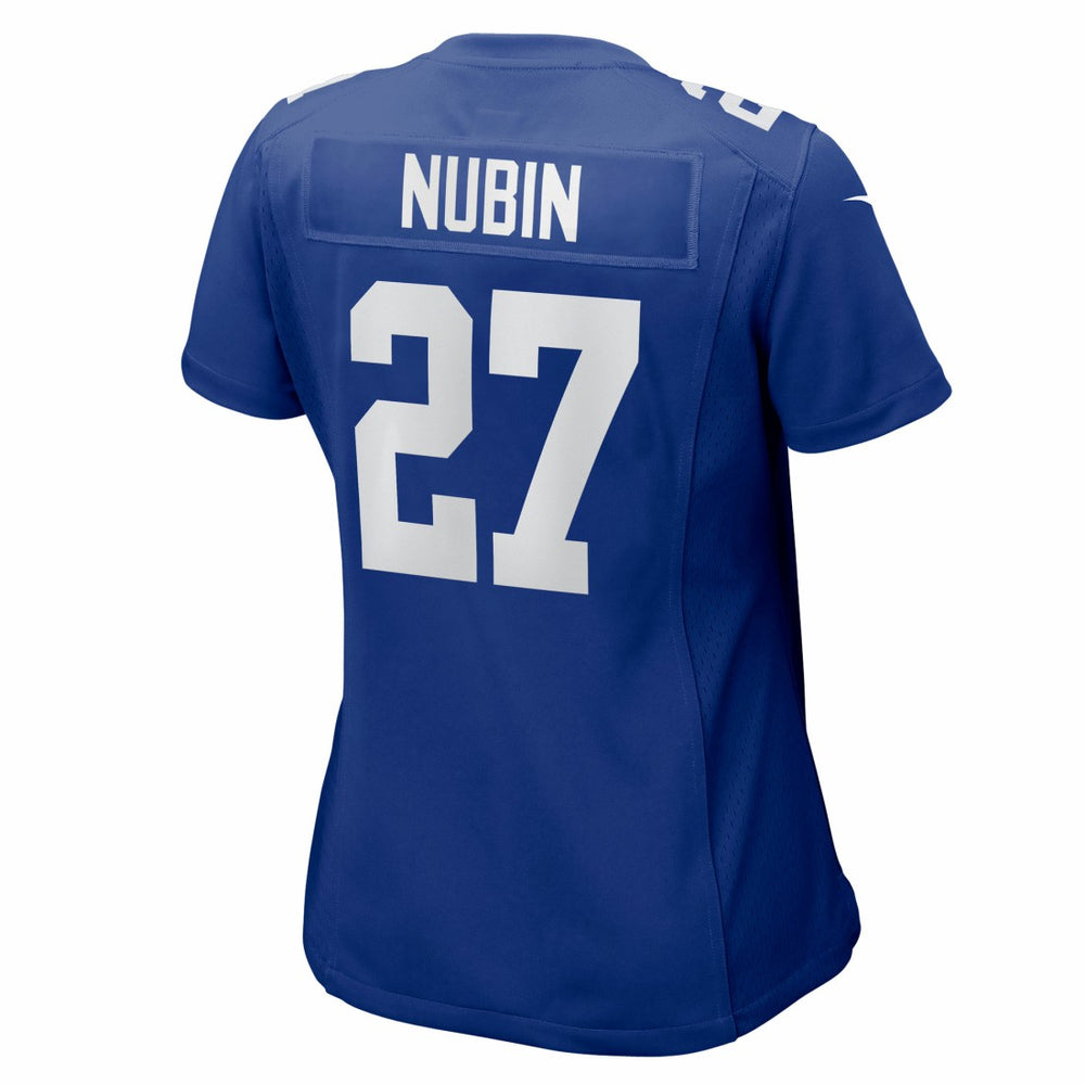 Tyler Nubin New York Giants Women's Team Game Jersey - Royal - Nike