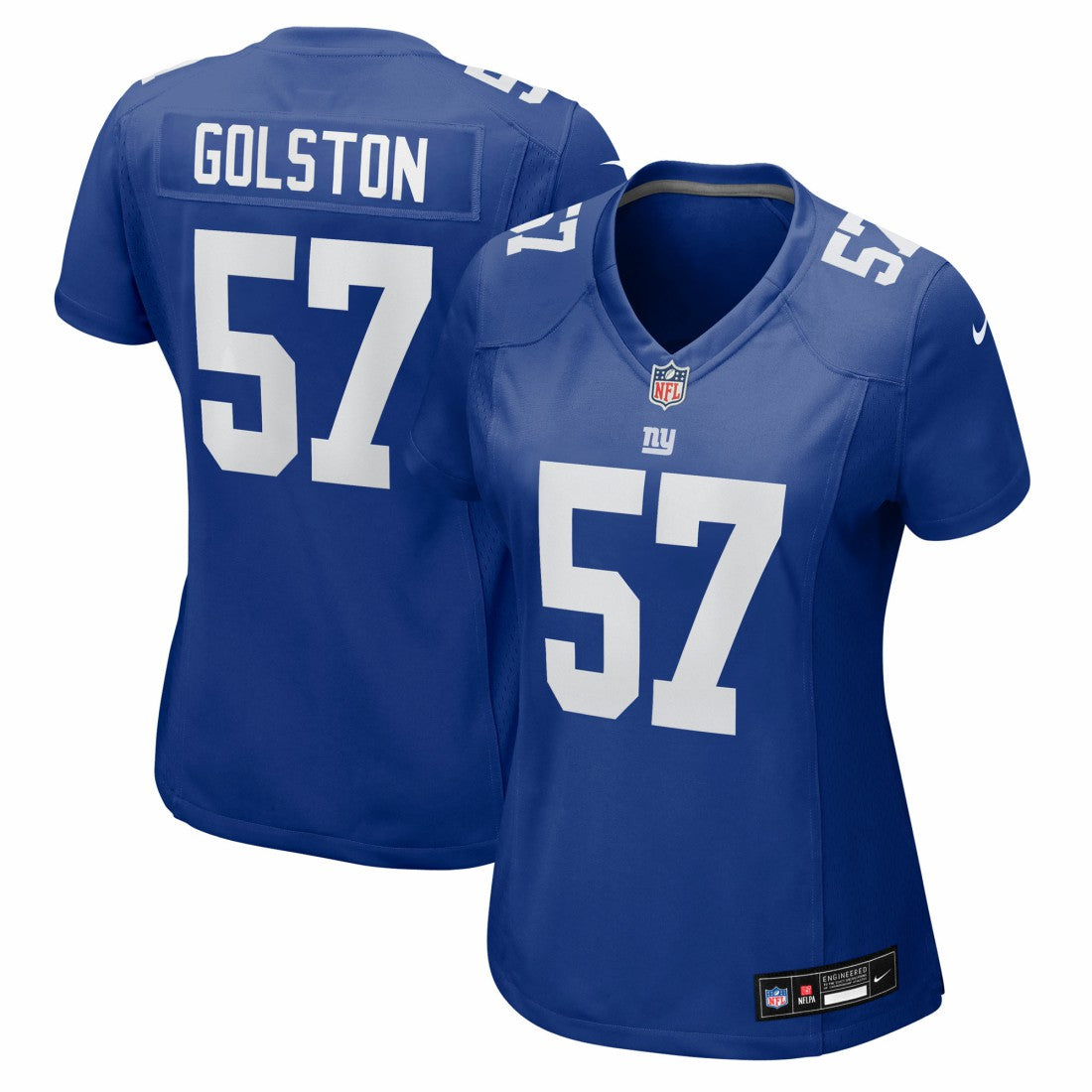 Chauncey Golston New York Giants Women's Team Game Jersey - Royal - Nike