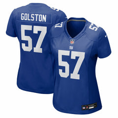 Chauncey Golston New York Giants Women's Team Game Jersey - Royal - Nike