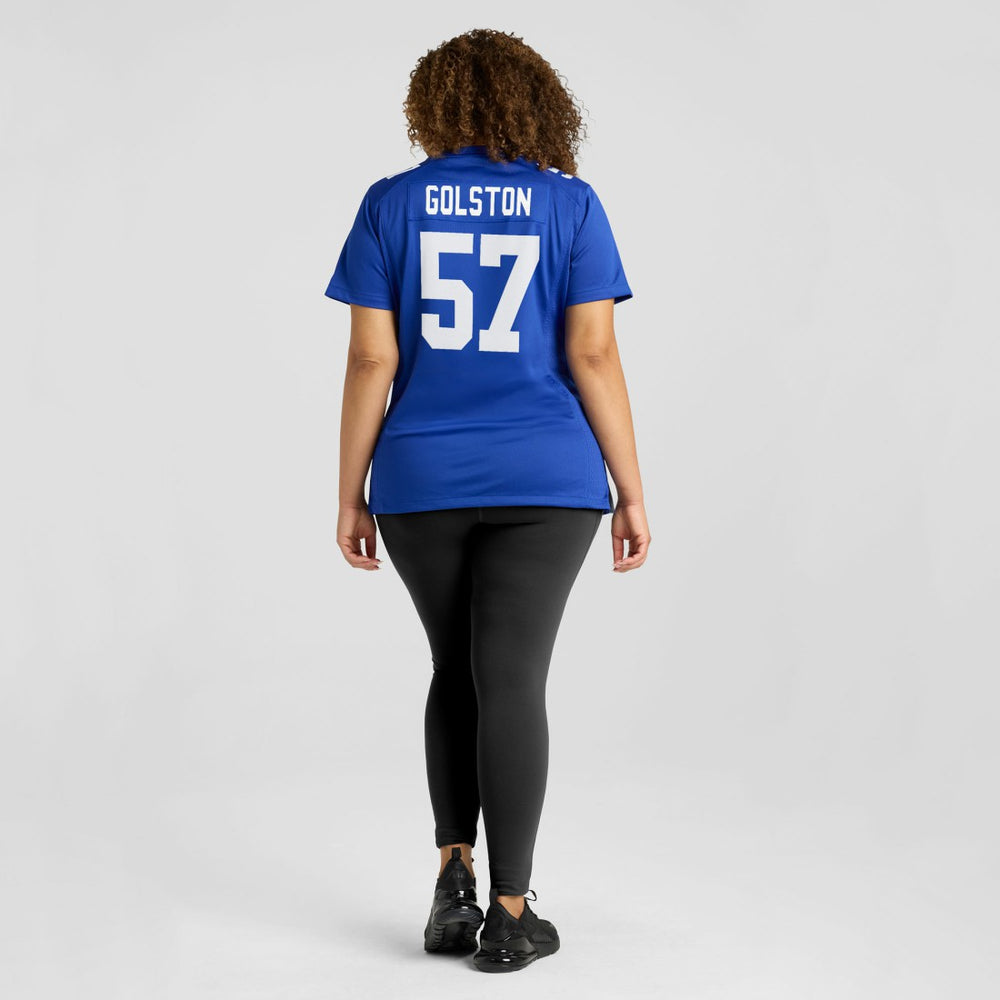 Chauncey Golston New York Giants Women's Team Game Jersey - Royal - Nike