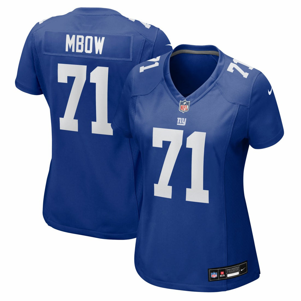 Marcus Mbow New York Giants Women's Team Game Jersey - Royal - Nike