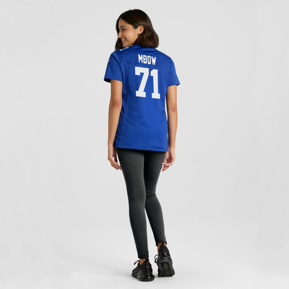 Marcus Mbow New York Giants Women's Team Game Jersey - Royal - Nike