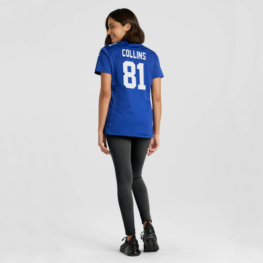 Beaux Collins New York Giants Women's Team Game Jersey - Royal - Nike