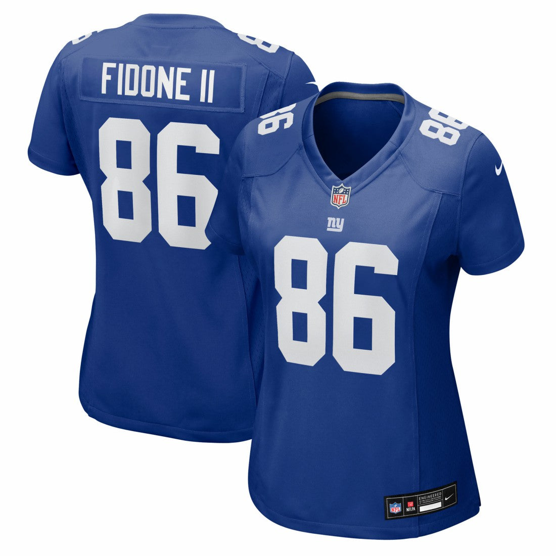 Thomas Fidone II New York Giants Women's Team Game Jersey - Royal - Nike