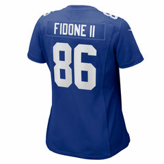 Thomas Fidone II New York Giants Women's Team Game Jersey - Royal - Nike