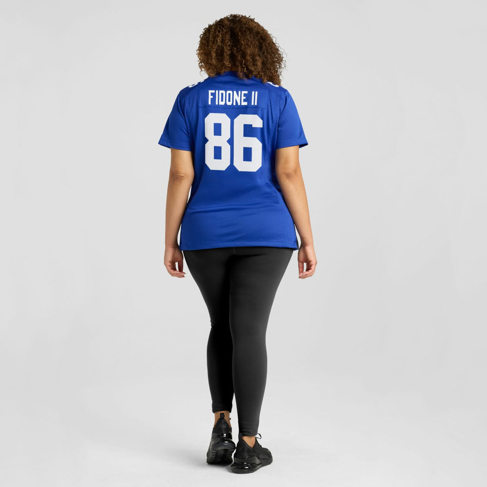 Thomas Fidone II New York Giants Women's Team Game Jersey - Royal - Nike