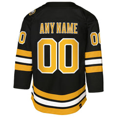 Boston Bruins Youth Home Custom Premier Jersey - Black | NHL Lifestyle