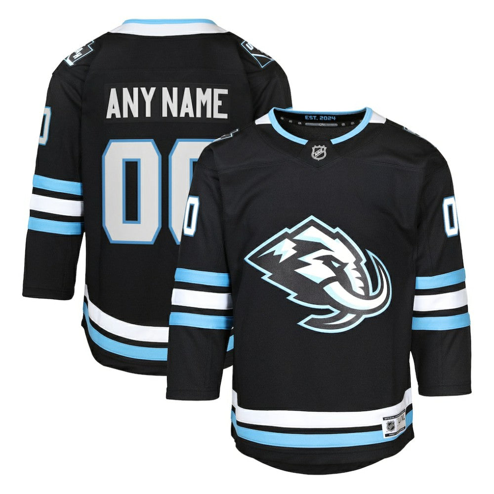 Utah Mammoth Youth Home Premier Custom Jersey - Black | NHL near me