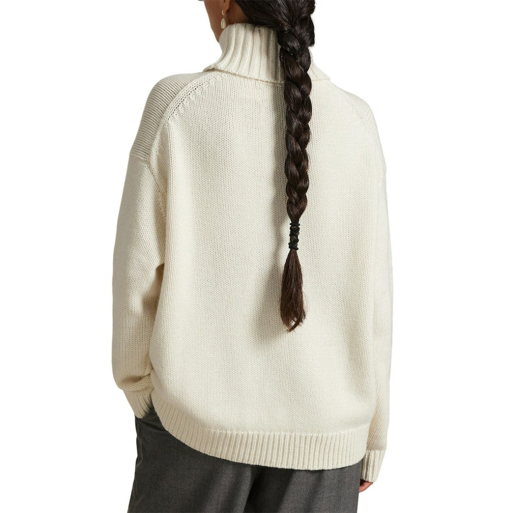 Yankees Polo Ralph Lauren Women's Wool-Blend Turtleneck Sweater for sale