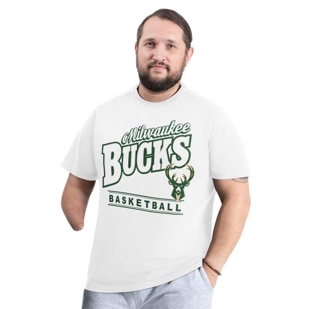 Milwaukee Bucks G-III Sports by Carl Banks Adaptive Headliner T-Shirt White