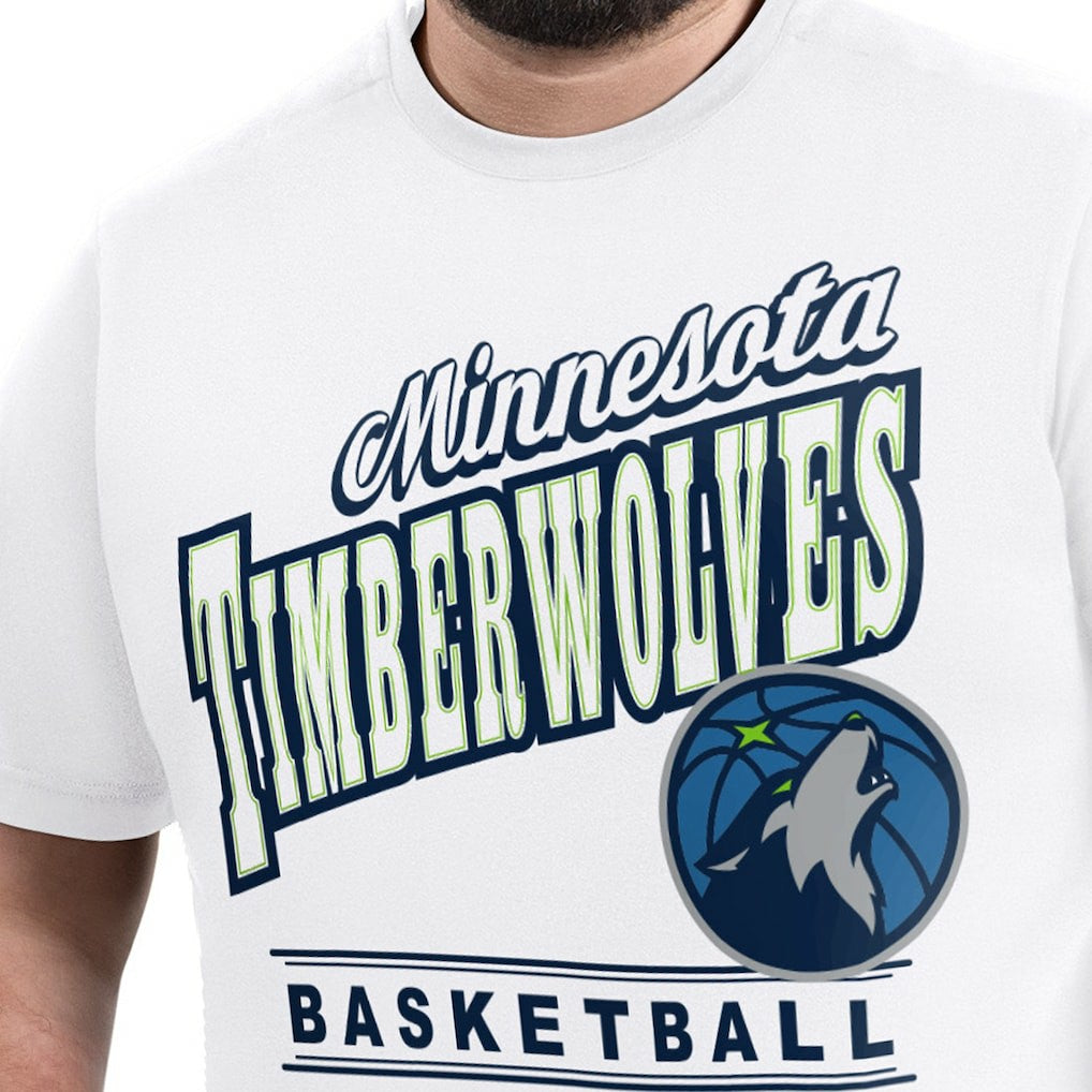 Minnesota Timberwolves G-III Sports by Carl Banks Adaptive Headliner T-Shirt White