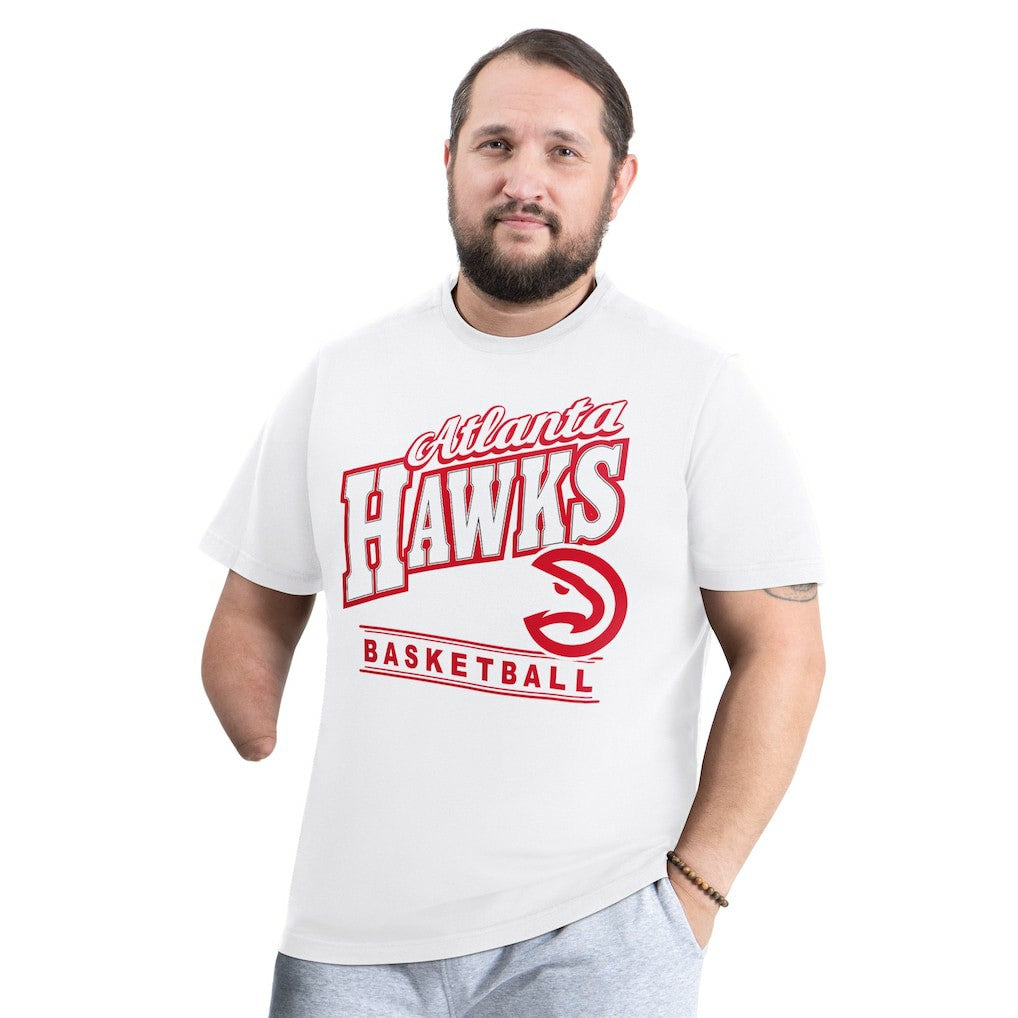 Atlanta Hawks G-III Sports by Carl Banks Adaptive Headliner T-Shirt White