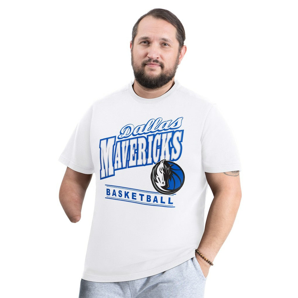 Dallas Mavericks G-III Sports by Carl Banks Adaptive Headliner T-Shirt White