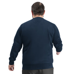 Memphis Grizzlies G-III Sports by Carl Banks Adaptive Headliner Fleece Crewneck Sweatshirt Navy