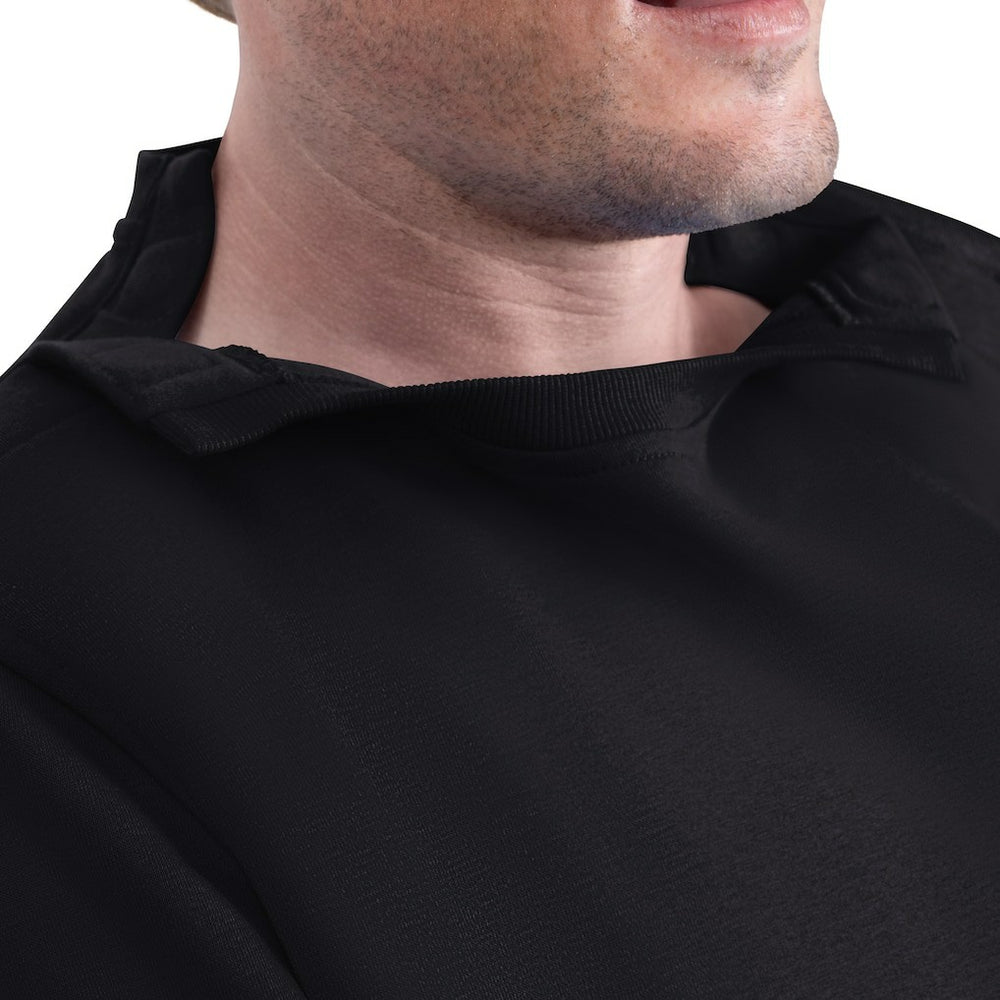 Chicago Bulls G-III Sports by Carl Banks Adaptive Headliner Fleece Crewneck Sweatshirt Black