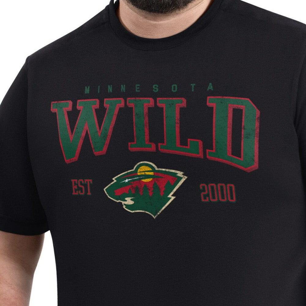 Minnesota Wild G-III Sports by Carl Banks Adaptive Classic Team Graphic T-Shirt - Black | NHL discount