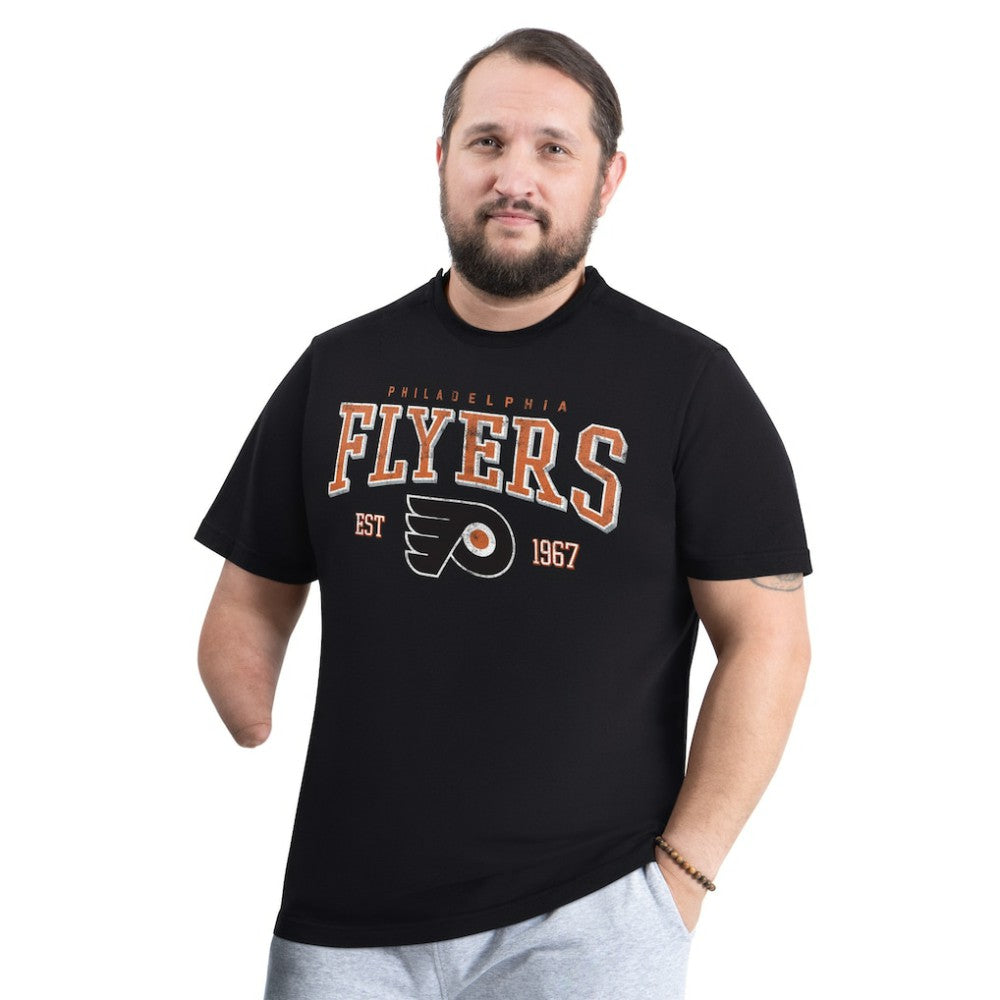 Philadelphia Flyers G-III Sports by Carl Banks Adaptive Classic Team Graphic T-Shirt - Black | NHL Lifestyle