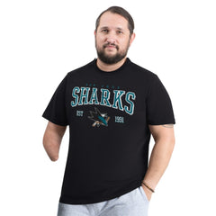 San Jose Sharks G-III Sports by Carl Banks Adaptive Classic Team Graphic T-Shirt - Black | NHL online