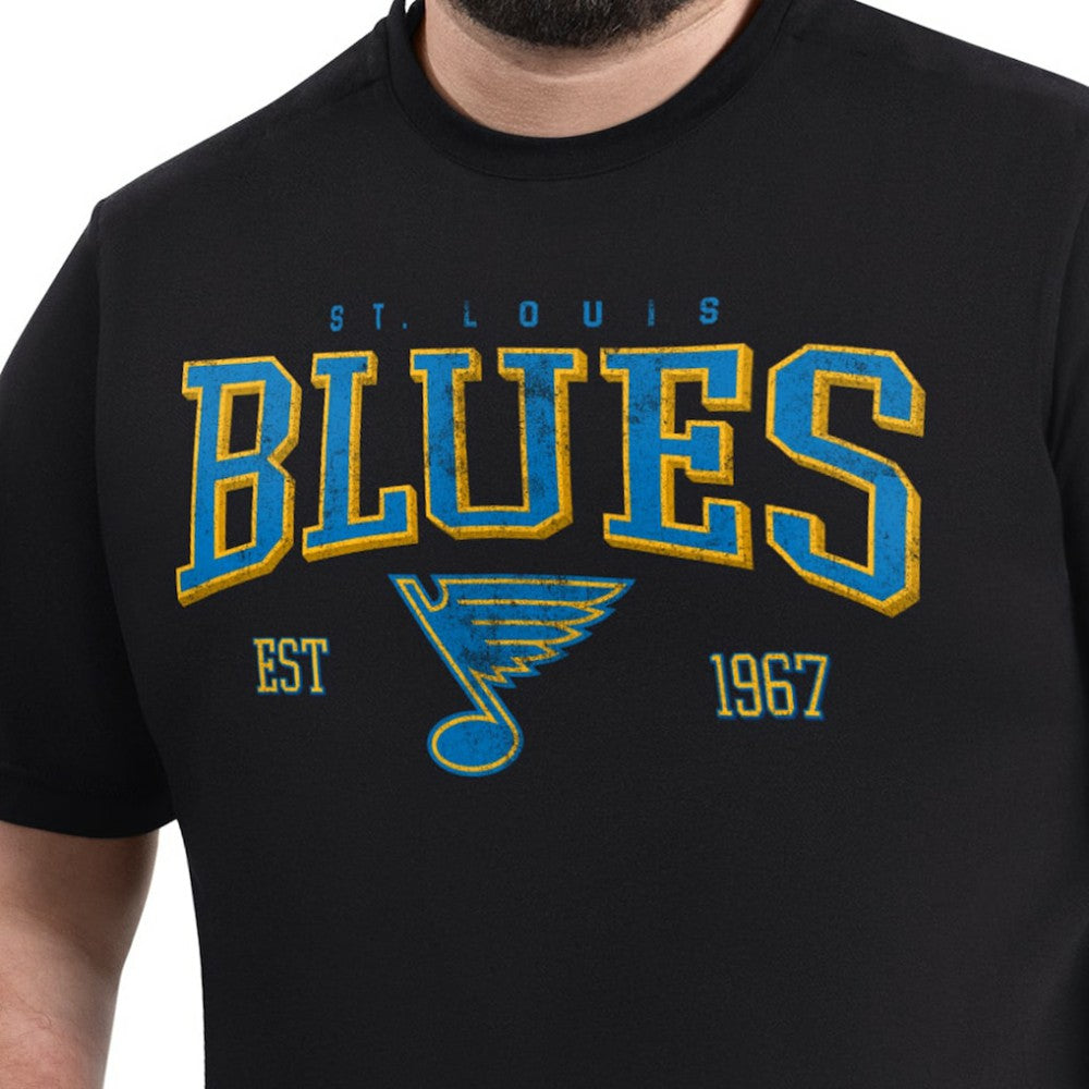 St. Louis Blues G-III Sports by Carl Banks Adaptive Classic Team Graphic T-Shirt - Black | NHL Clearance
