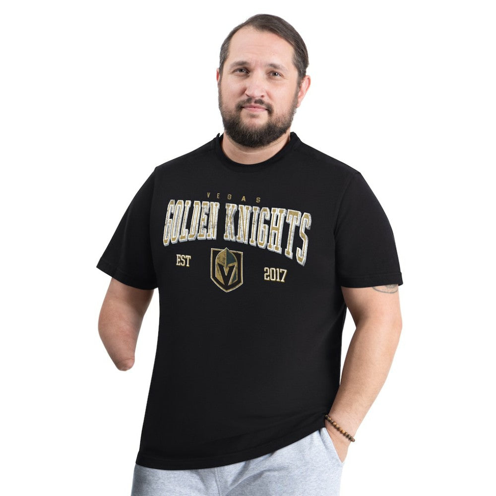 Vegas Golden Knights G-III Sports by Carl Banks Adaptive Classic Team Graphic T-Shirt - Black | NHL Clearance
