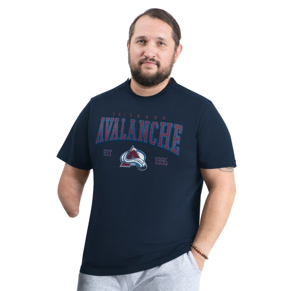 Colorado Avalanche G-III Sports by Carl Banks Adaptive Classic Team Graphic T-Shirt - Navy | NHL on sale