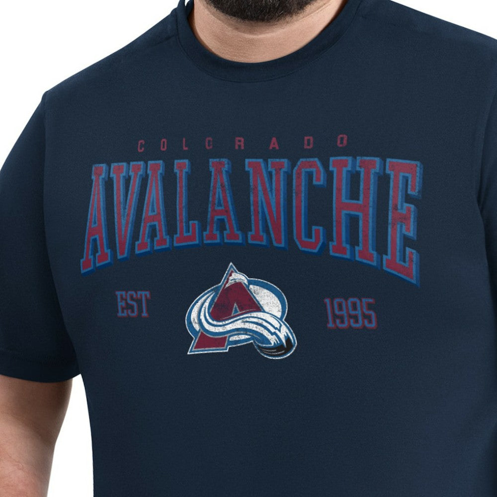Colorado Avalanche G-III Sports by Carl Banks Adaptive Classic Team Graphic T-Shirt - Navy | NHL on sale
