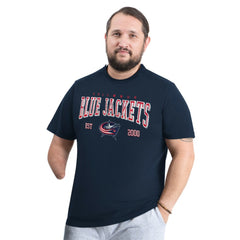Columbus Blue Jackets G-III Sports by Carl Banks Adaptive Classic Team Graphic T-Shirt - Navy | NHL Lifestyle