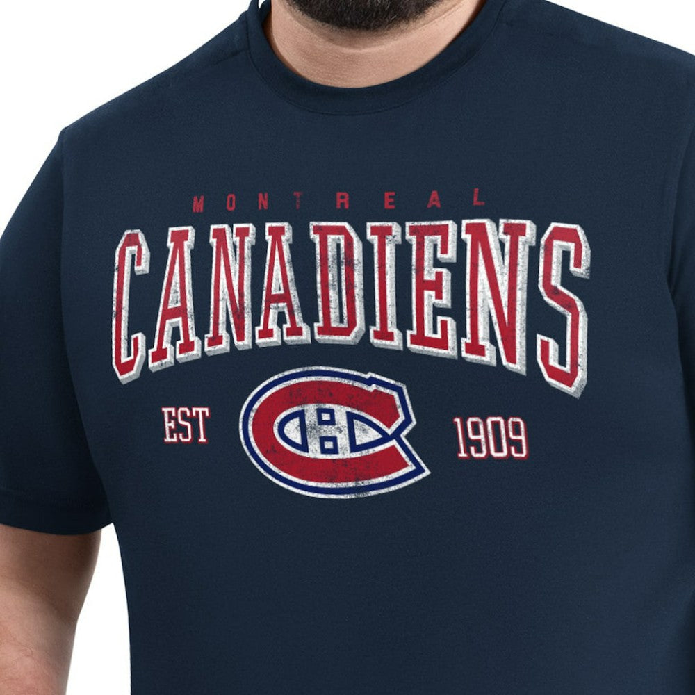 Montreal Canadiens G-III Sports by Carl Banks Adaptive Classic Team Graphic T-Shirt - Navy | NHL online