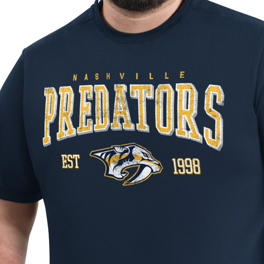 Nashville Predators G-III Sports by Carl Banks Adaptive Classic Team Graphic T-Shirt - Navy | NHL sale