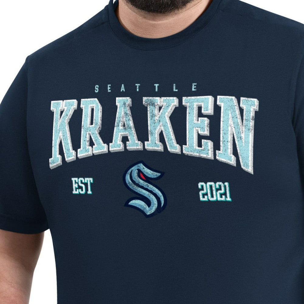 Seattle Kraken G-III Sports by Carl Banks Adaptive Classic Team Graphic T-Shirt - Navy | NHL sale