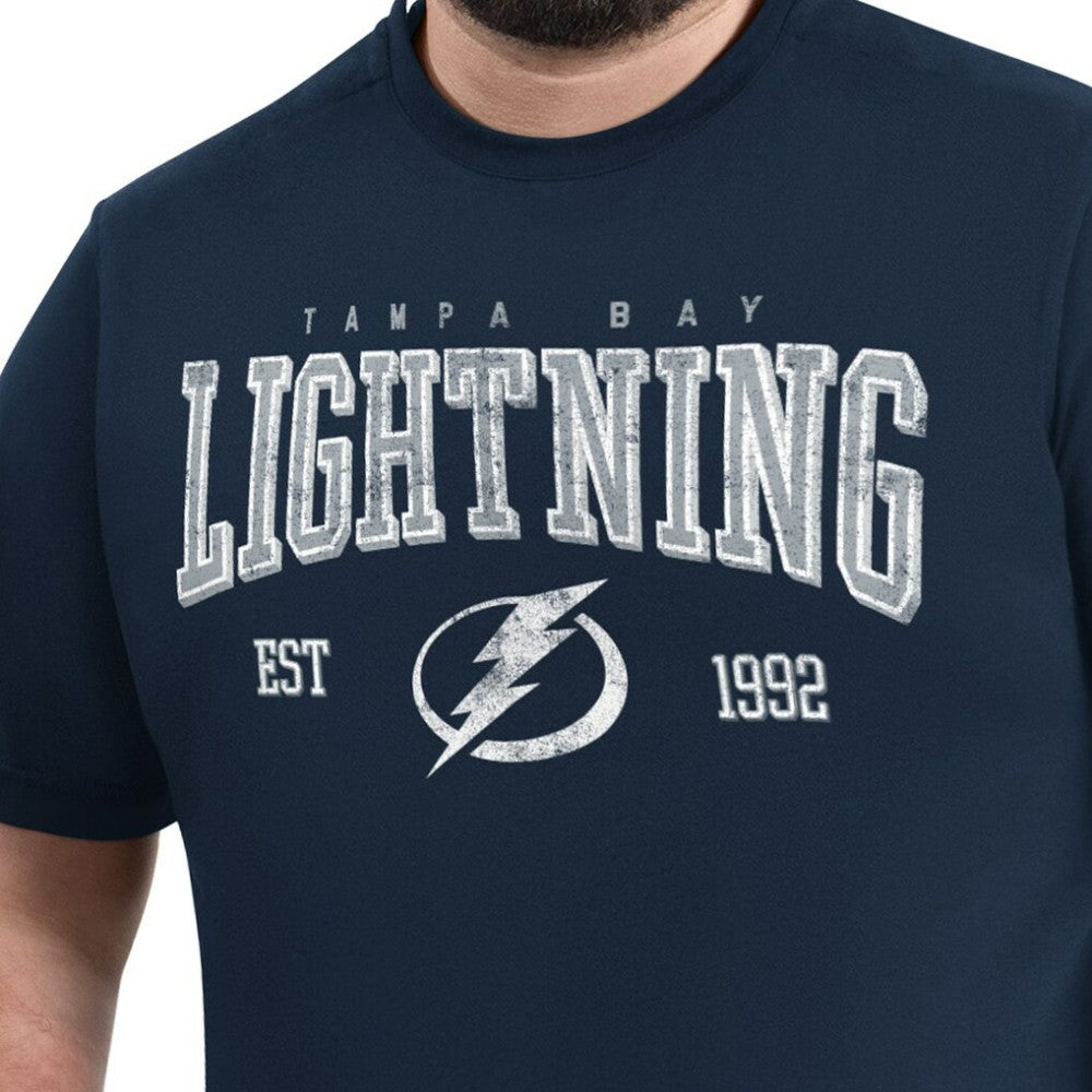Tampa Bay Lightning G-III Sports by Carl Banks Adaptive Classic Team Graphic T-Shirt - Navy | NHL sale