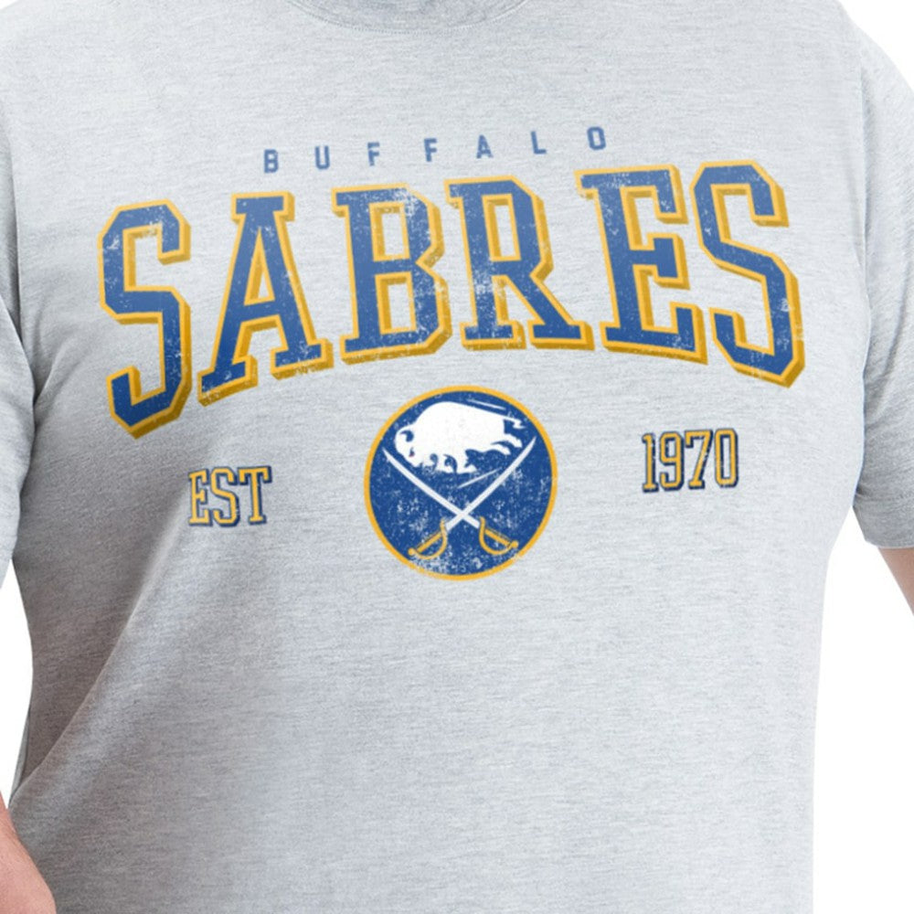 Buffalo Sabres G-III Sports by Carl Banks Adaptive Classic Team Graphic T-Shirt - Gray | NHL near me