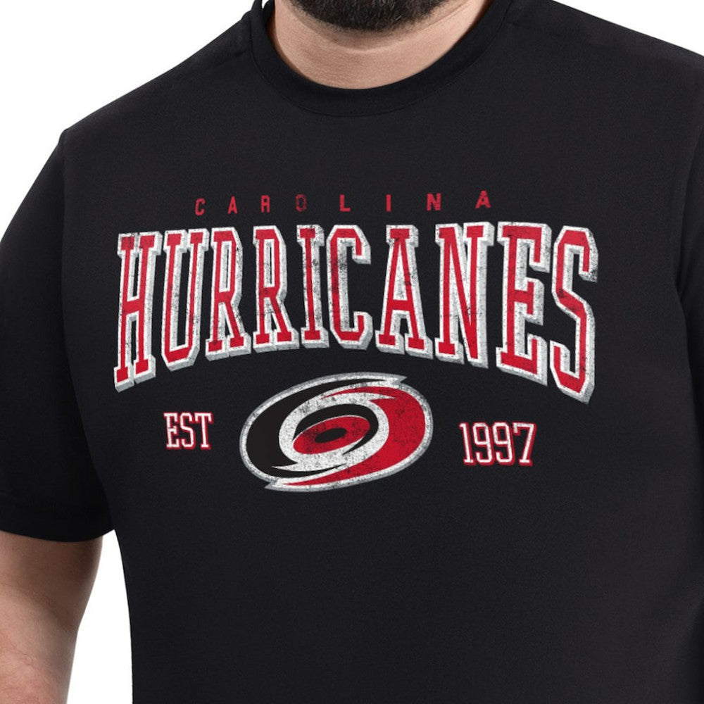 Carolina Hurricanes G-III Sports by Carl Banks Adaptive Classic Team Graphic T-Shirt - Black | NHL Lifestyle