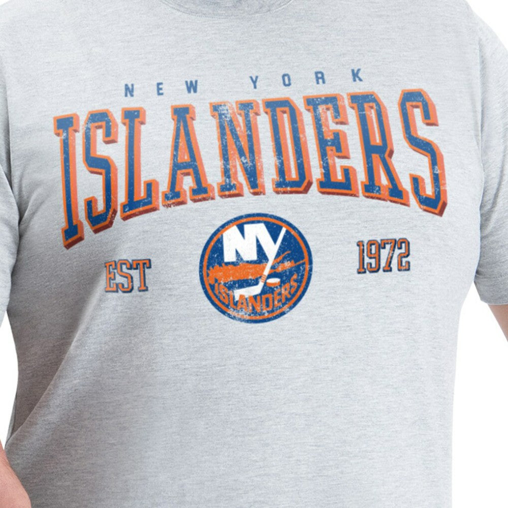 New York Islanders G-III Sports by Carl Banks Adaptive Classic Team Graphic T-Shirt - Gray | NHL near me