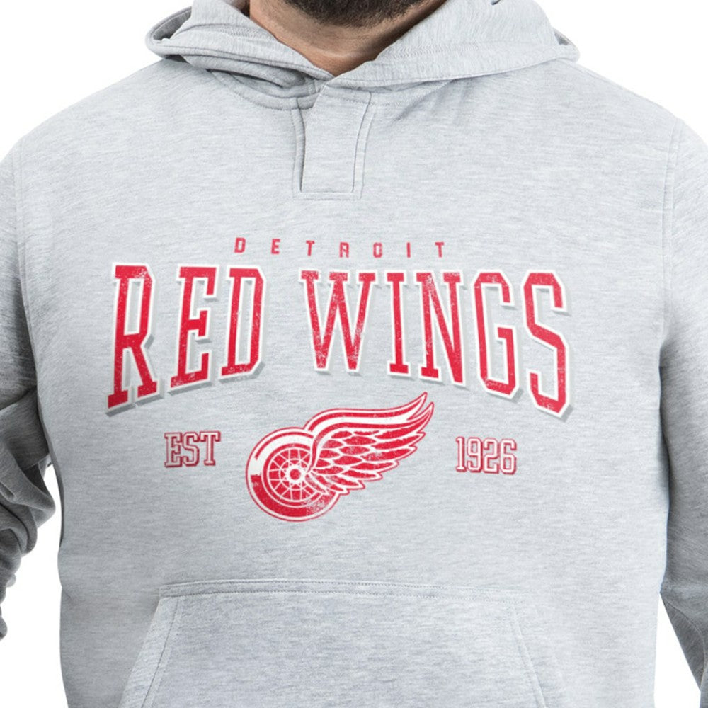 Detroit Red Wings G-III Sports by Carl Banks Adaptive Classic Team Spirit Fleece Hoodie - Gray | NHL near me