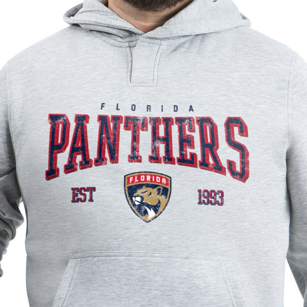 Florida Panthers G-III Sports by Carl Banks Adaptive Classic Team Spirit Fleece Hoodie - Gray | NHL discount
