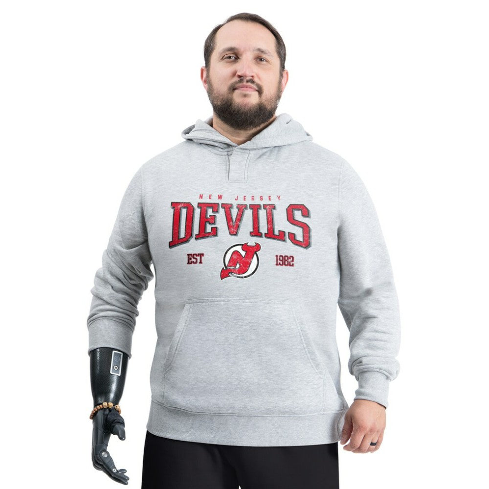 New Jersey Devils G-III Sports by Carl Banks Adaptive Classic Team Spirit Fleece Hoodie - Gray | NHL discount