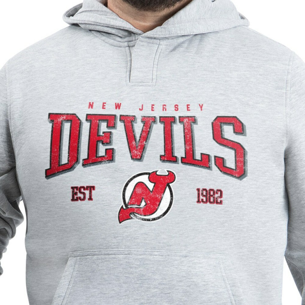 New Jersey Devils G-III Sports by Carl Banks Adaptive Classic Team Spirit Fleece Hoodie - Gray | NHL discount
