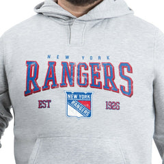 New York Rangers G-III Sports by Carl Banks Adaptive Classic Team Spirit Fleece Hoodie - Gray | NHL discount