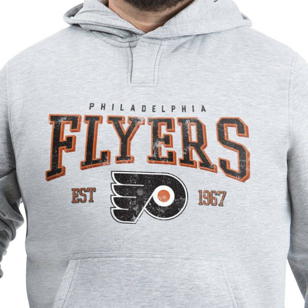 Philadelphia Flyers G-III Sports by Carl Banks Adaptive Classic Team Spirit Fleece Hoodie - Gray | NHL online